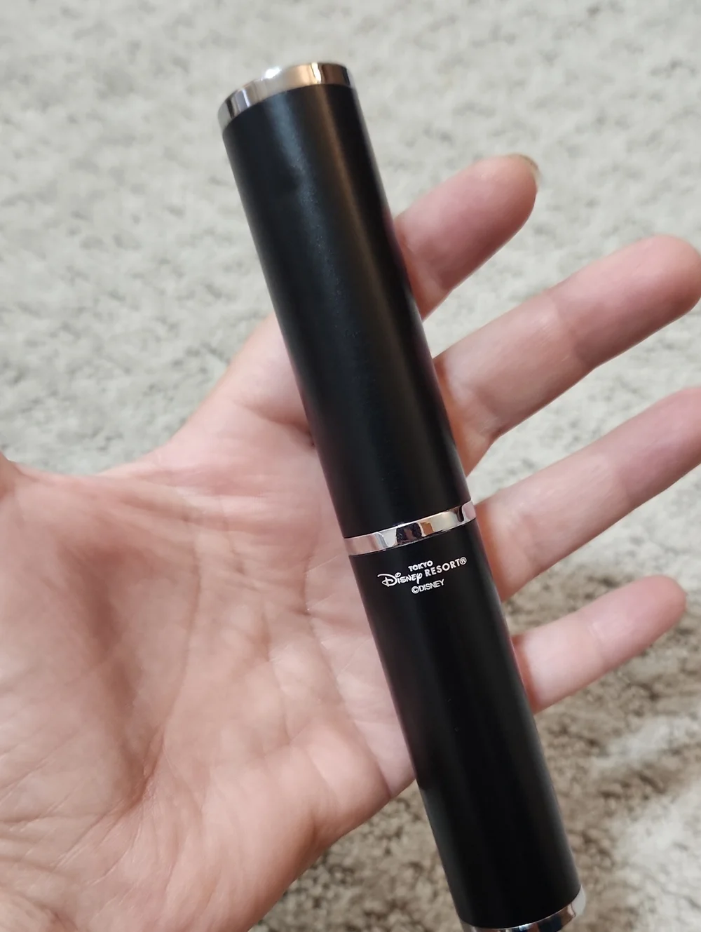 Tokyo Disney Resort Black Mickey Mouse Ballpoint Souvenir Ink Pen